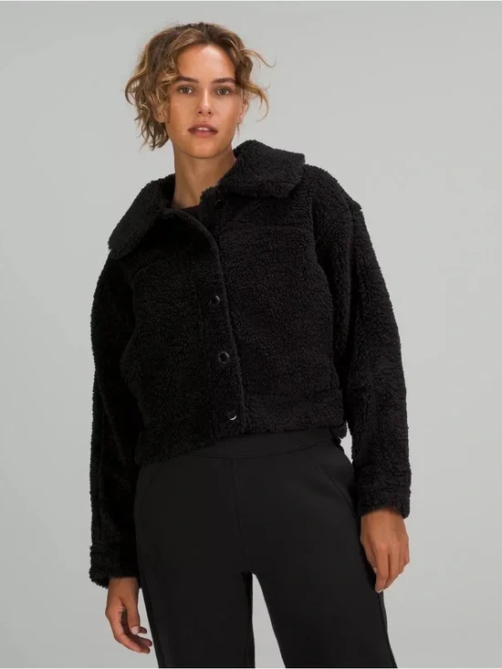 Lululemon Textured Fleece Button size 6 - Picture 1 of 11